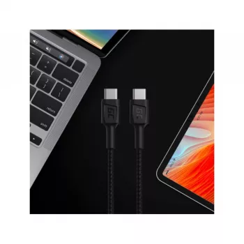 Green Cell KABGC30 USB 2.0 laidas USB C 1,2 m juodas