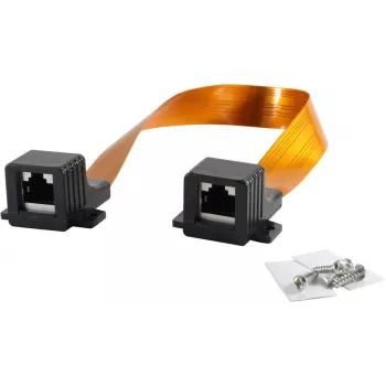 RJ45 lango pravedimo įvorė ShiverPeaks 08-01010 skaidri, 22,5 cm