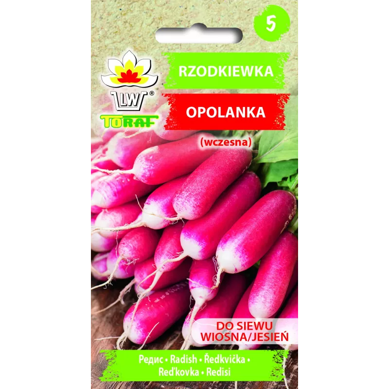 Opolanka ridikėlių Toraf daržovių sėklos, 10g pakuotė