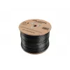 LANBERG kabelis tinklo Cat5e LCF5-21CU-0305-BK, F/UTP varis, 305 m, 24 AWG, PE apvalkalas, juodas