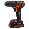 Gręžtuvas Black & Decker BDCDC18K-QW juodas