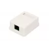 Extralink paviršinis tinklo lizdas, 1x RJ45 CAT5E UTP