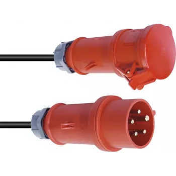Prailginimo laidas PSSO CEE 16A 5x2,5 mm² 15 m raudonas