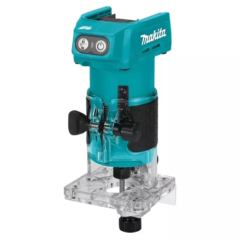 DRT52Z Makita 18V LXT belaidis bešepetėlis 1/4 colio frezatorius - be akumuliatoriaus