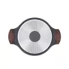 Puodas Resto Kitchenware Capella 2,6 L apvalus juodas medis