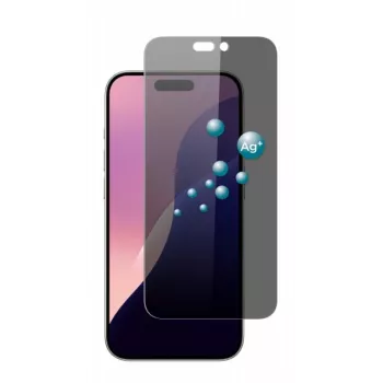 Apsauginis stiklas Screenor 15060SN Privatumo grūdintas stiklas pilkas, skirtas iPhone 16 Pro