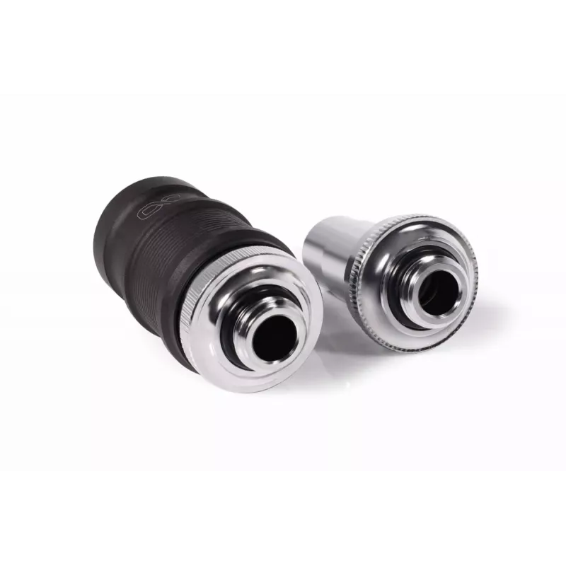 Greitasis jungiklis vandens blokams Alphacool ES 13876 (žalvaris, nikelis, plastikas, juoda/chromas)