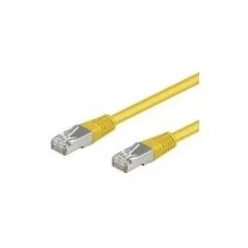 Wentronic Goobay CAT 5e Patch kabelis, SF/UTP, geltonas, 1 m - CCA vario mišinys (68065)