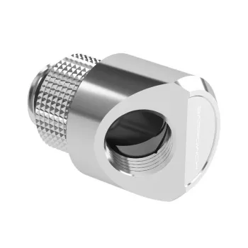Barrow 45° sukamas adapteris G1/4 išorinis į G1/4 vidinį, sidabrinis, modelis FBWT45-MR s