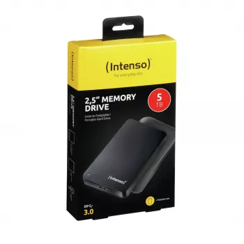 Intenso Memory Drive 5TB 2,5 colio nešiojamas kietasis diskas, juodas