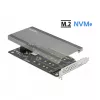 DeLOCK PCI Express x16 kortelė su 4 vidiniais NVMe M.2 Key M lizdais 89044