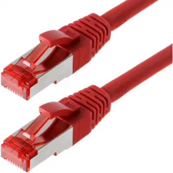 Tinklo laidas Helos CAT6 S/FTP (PIMF) 7,5 m raudonas