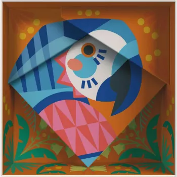 Ravensburger CreArt Darykime kartu – Papūga (grupinis piešimo rinkinys)
