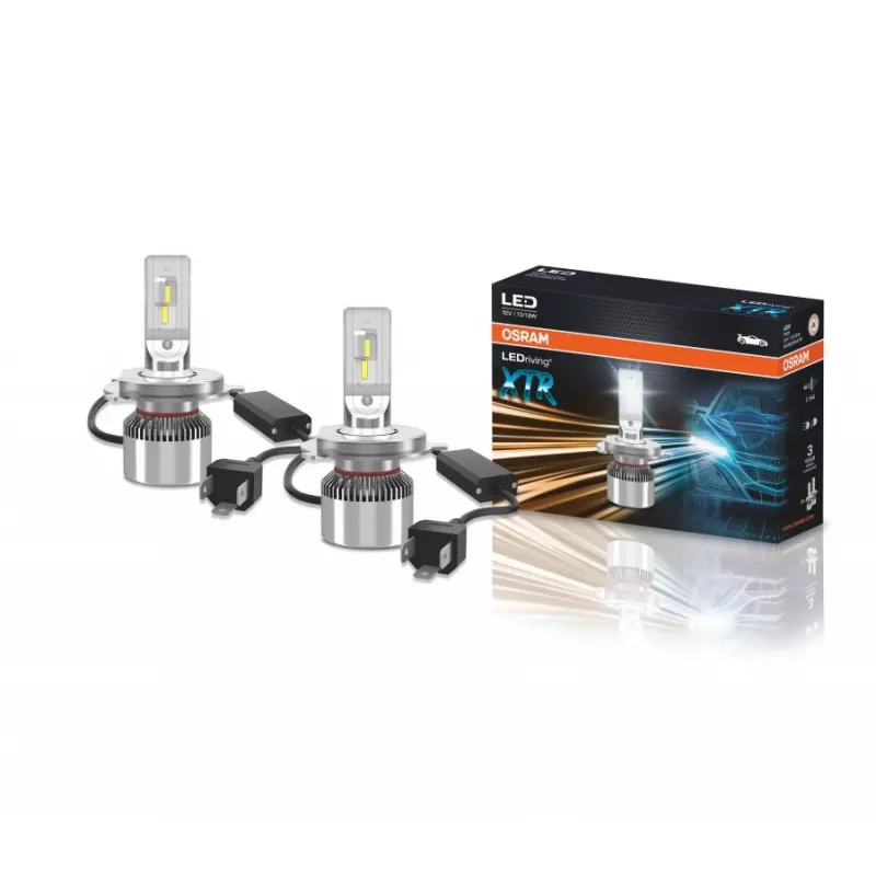 LED automobilio lemputės Ledvance LEDriving XTR H4 64193DWXTR, rinkinys 2 vnt.