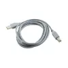 USB 2.0 A tipo kištukas į B tipo kištuką 1,8 m pilkas laidas
