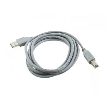 USB 2.0 A tipo kištukas į B tipo kištuką 1,8 m pilkas laidas