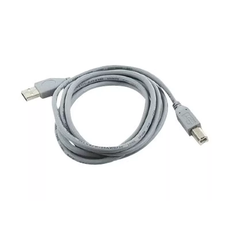 USB 2.0 A tipo kištukas į B tipo kištuką 1,8 m pilkas laidas