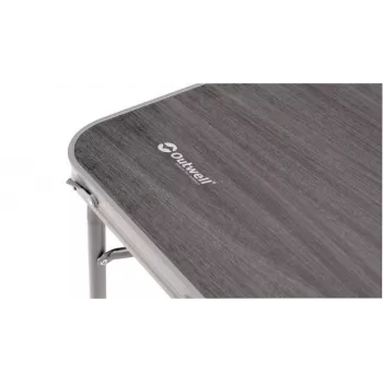 Stalas lauko Outwell Coledale L — aliuminio rėmas, dervos stalviršis, 800×1200 mm, 8,4 kg, pilkas