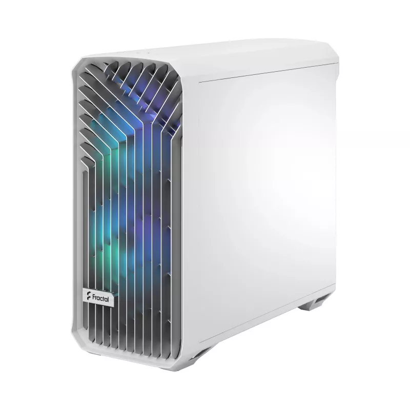 PC korpusas Fractal Design Torrent White – ATX, EATX, microATX, ITX, 2×180 mm priekiniai ventiliatoriai