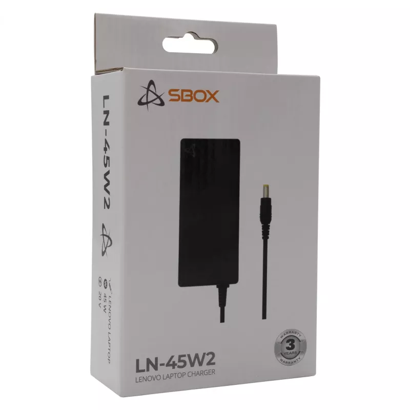 Sbox LN-45W2 Adapteris Lenovo nešiojamiesiems kompiuteriams su apvaliu jungtimi