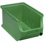 Laikymo dėžutė allit 456211, 150 x 125 x 235 mm, žalia, tvirtas plastikas