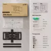 ONKRON SM6-B TV grindinis stovas 32–90 colių ekranams, 50 kg, VESA 200x200–600x400, pakreipimas -10–5°, pasukimas 40°