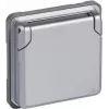 Legrand Soliroc 077834 atsparus orui Schuko lizdas IP44 pilkas
