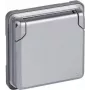 Legrand Soliroc 077834 atsparus orui Schuko lizdas IP44 pilkas