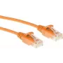 ACT Orange 2 metrų LSZH U/UTP CAT6 duomenų centro plonas lizdinis kabelis su apsauga nuo užkliuvimo ir RJ45 jungtimis