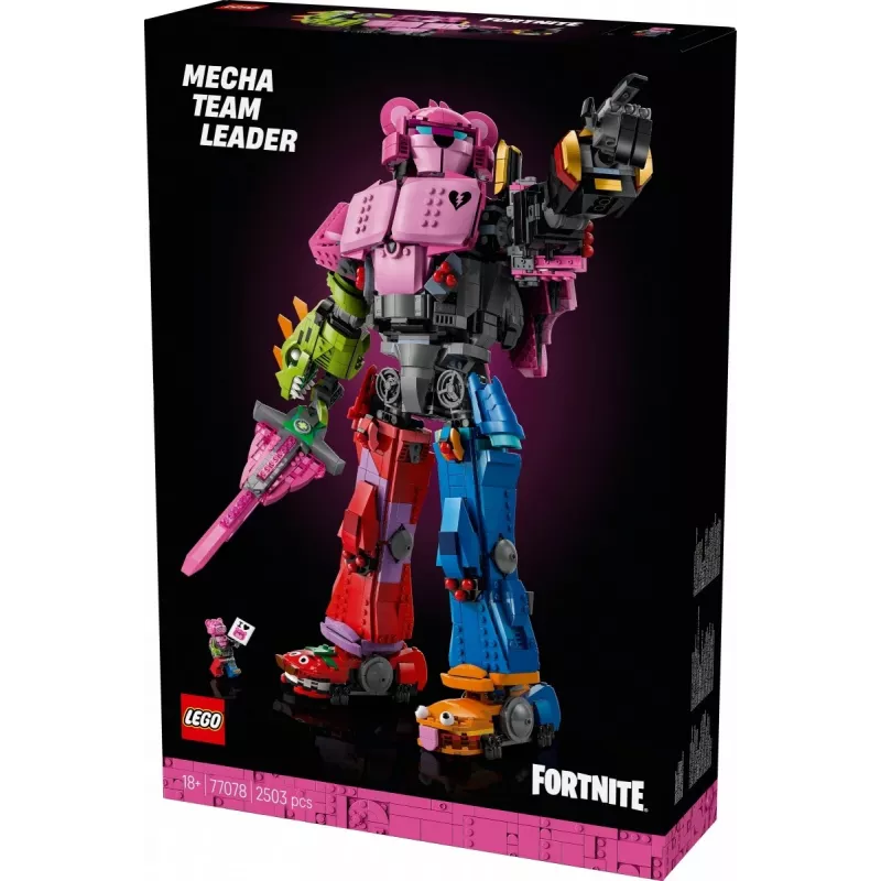 LEGO statybinis rinkinys Team Leader Mechs 77078 — Fortnite, 2503 detalės, 1 minifigūrėlė, 450 mm mecho aukštis