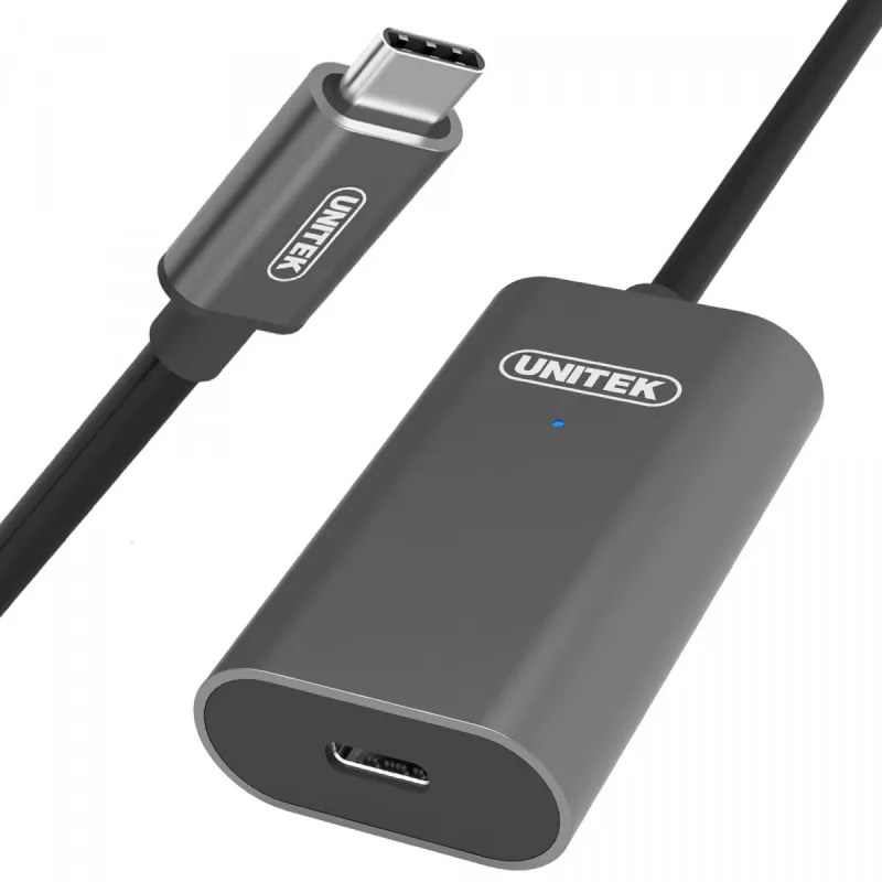 USB C laidas UNITEK U305A 5m USB 3.2 Gen 1 pilka