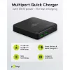GOOBAY kelių prievadų USB-C PD GaN stalinis įkroviklis 65 W, juodas