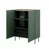 Lentyninė spinta cama meble ONDA ONDA 98×45×127 cm žalia, pastatoma prie sienos