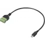 Renkforce USB 2.0 adapterio laidas [1x 2.0 Micro-B kištukas - 1x gnybtinis jungimas] RF-6443956 30
