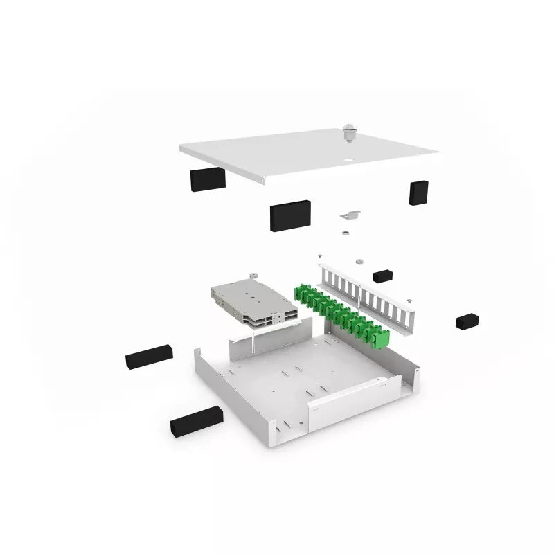 Skaidulinės optikos prijungimo dėžė Unibox sieninė DIGITUS DN-96800S-2