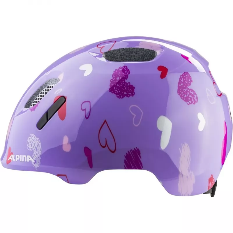 Dviračio šalmas ALPINA XIMO 2 PURPLE HEARTS GLOSS 49-54