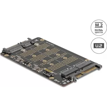 DELOCK Konverteris M.2 Key M NVMe SSD į U.2 (SFF-8639) – modelis 64354