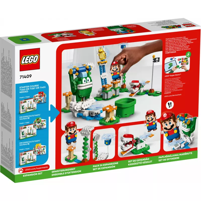 Konstruktorius LEGO Super Mario 3 priešų figūrėlės 71409 – Bumerango Brolis ir Piranijinis Augalas
