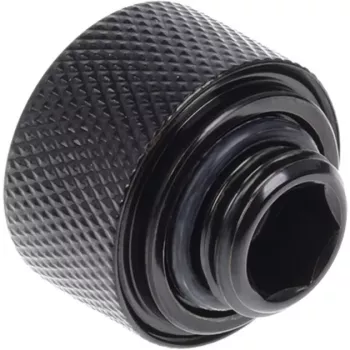 Alphacool Eiszapfen 16mm kieto vamzdelio jungtis G1/4 juoda
