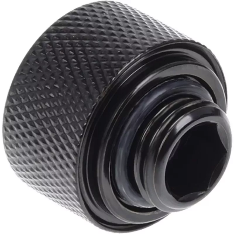 Alphacool Eiszapfen 16mm kieto vamzdelio jungtis G1/4 juoda