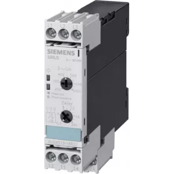 Siemens 3UG45131BR20 relė, pilka, 3 fazių stebėjimo relė