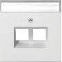 Gira 2640112 Baltas