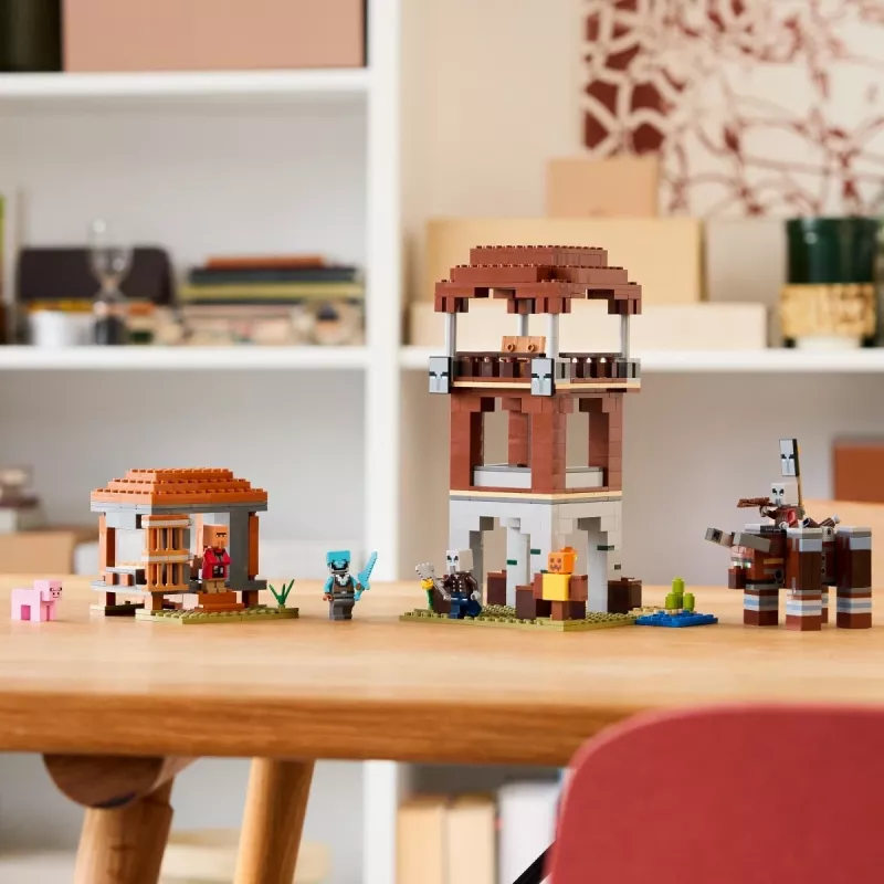 LEGO MINECRAFT 21278 Plėšikų forpostas ir niokotojas