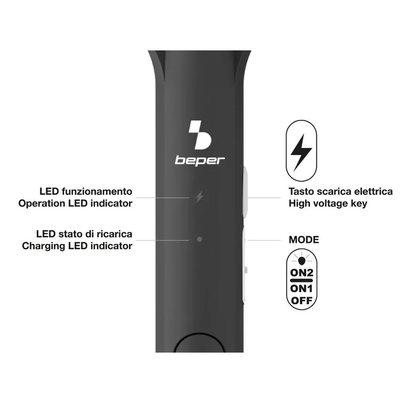 Elektrinis virdulys Beper P206ZAN250 1,7 l 2200 W, nerūdijančio plieno kaitinimo elementas