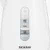 Elektrinis virdulys SEVERIN 1 L 2200 W baltas – belaidis, su 360° pagrindu, paslėptas kaitinimo elementas