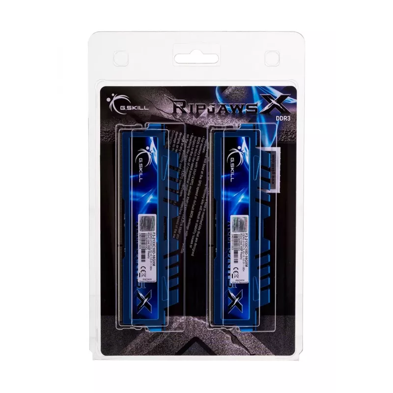 G.SKILL RipjawsX DDR3 16GB (2x8GB) 2133MHz 240-pin DIMM, 1.6V, CL12, dviejų kanalų, aušintuvas