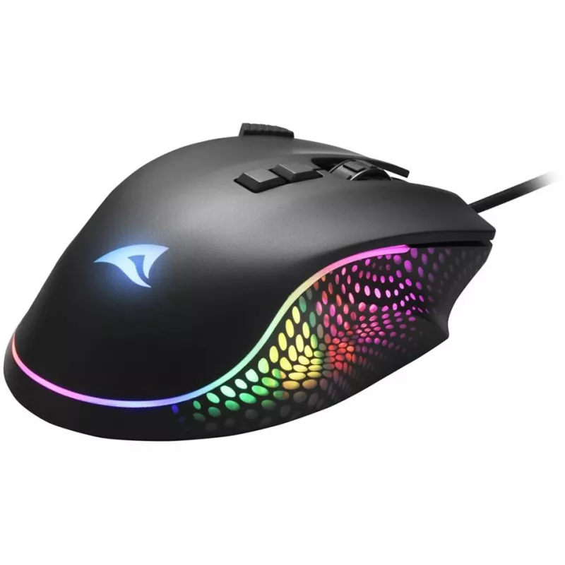 Sharkoon pelė Shark Force 3 optinė 8 mygtukai 12.800DPI juoda