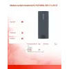 Išorinis M.2 SSD dėklas SAVIO AK-67 Pilka, USB 10 Gbit/s, vienam M.2 diskui