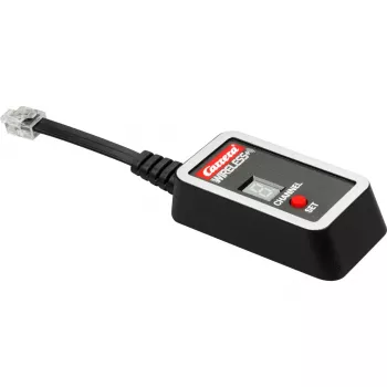 Carrera Toys 10112 Juodas lenktyninis automobilis su nuotolinio valdymo pultu