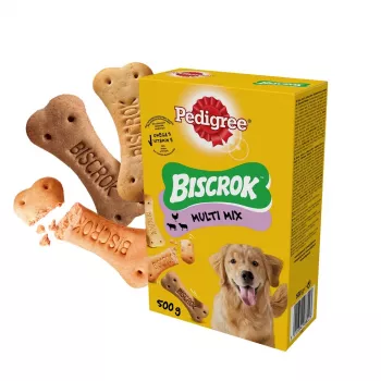 Pedigree Biscrock Original 500 g suaugusiems šunims su vištiena